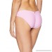 PilyQ Women's Lilac Basic Ruched Bikini Bottom Teeny Swimsuit Large B079NZCNJL